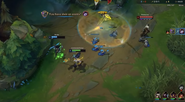League of Legends: Learn about Nasus gameplay. Support removing the super weird Q button from Challenger gamers - Photo 3.