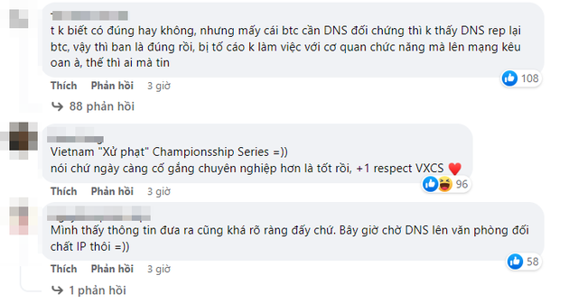 Cộng đồng LMHT Việt xôn xao sau thông báo của BTC VCS về án phạt, phía DNS tiếp tục phản pháo - Ảnh 3.
