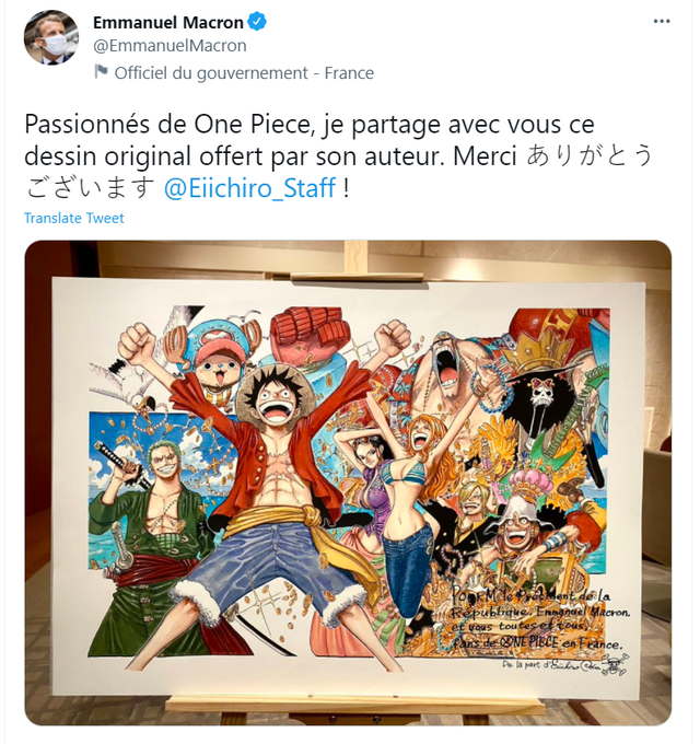 As the first manga to reach sales of 30 million copies in France, a huge One Piece painting appeared in Paris - Photo 5.