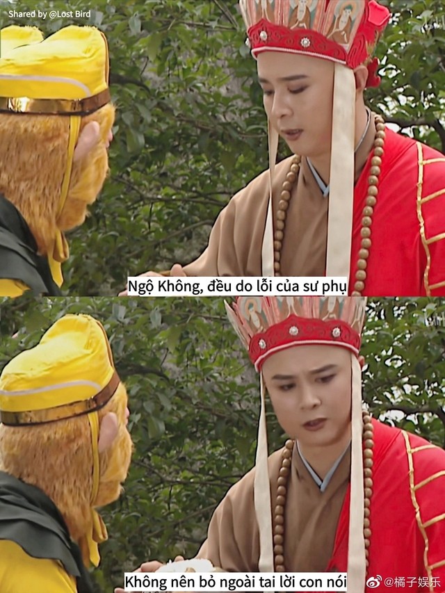 It turned out that Tang Tang's catchphrase was to admit his mistake to Wukong, saying it in a written form - Photo 3.