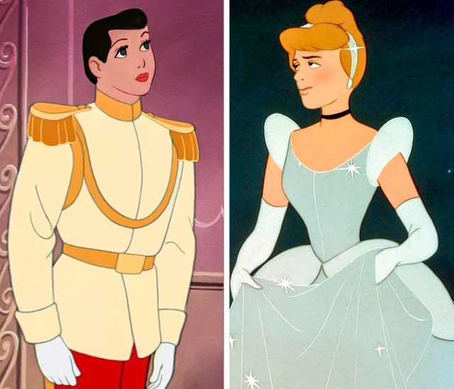 20 cặp nhân vật Disney trông như thế nào nếu họ sử dụng tính năng hoán đổi khuôn mặt - Ảnh 10.