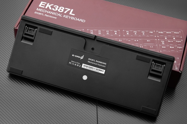E-DRA EK387L: Bàn phím cơ gaming siêu rẻ, nhỏ tiện lợi, gõ êm - Ảnh 4.