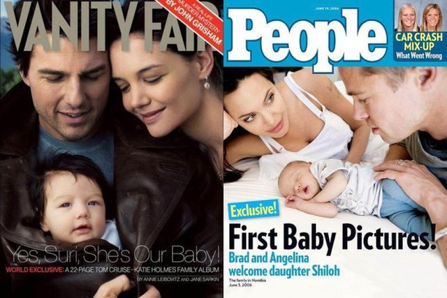 Examining the Hollywood star potential of Shiloh and Suri - daughters of Angelina Jolie and Katie Holmes - Photo 2.