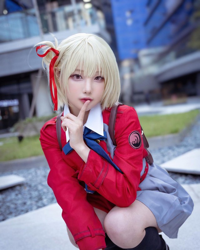 Nữ cosplayer có nickname là Plue và cô sở hữu nhan sắc xinh đẹp, có phần dễ thương - nguồn: Instagram NV