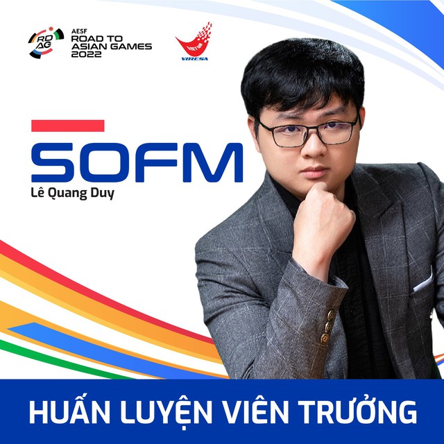 SofM đã được bổ nhiệm là HLV trưởng đội LMHT Việt Nam tại ASIAD 2023