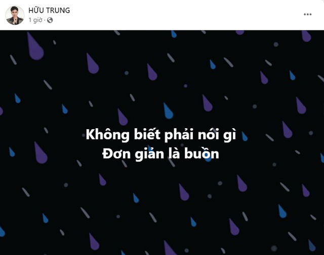 BLV Hữu Trung buồn bã vì thất bại của đại diện VCS - nguồn: FBNV