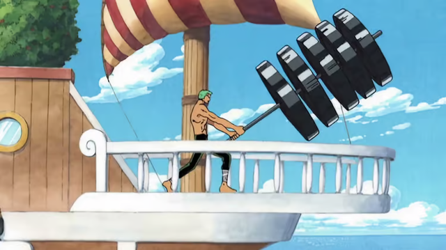 Fan One Piece học theo Zoro nâng tạ khiến cư dân mạng   lo lắng - Ảnh 4.