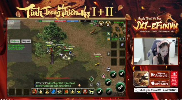 Hàng loạt KOLs livestream JX1 Efunvn Mobile, điều hiếm thấy của thị trường game nhập vai kiếm hiệp - Ảnh 3.