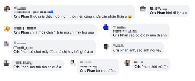 Cris Phan đăng một bình luận về Liên Quân trên MXH, lập tức bị một bộ phận fan 