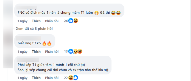 Khán giả tranh cãi vị trí của T1, Gen.G