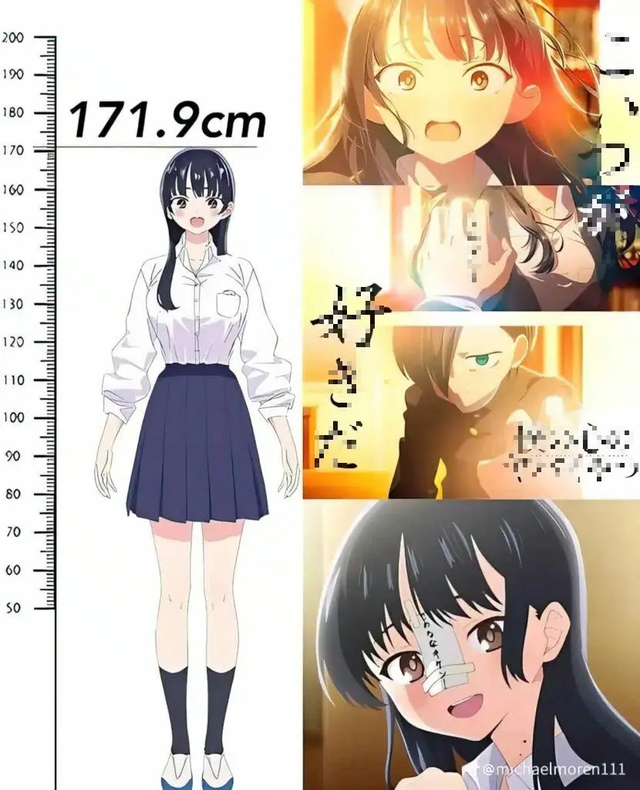 So sánh chiều cao của các nàng waifu được nhiều người yêu thích trong anime - Ảnh 7.