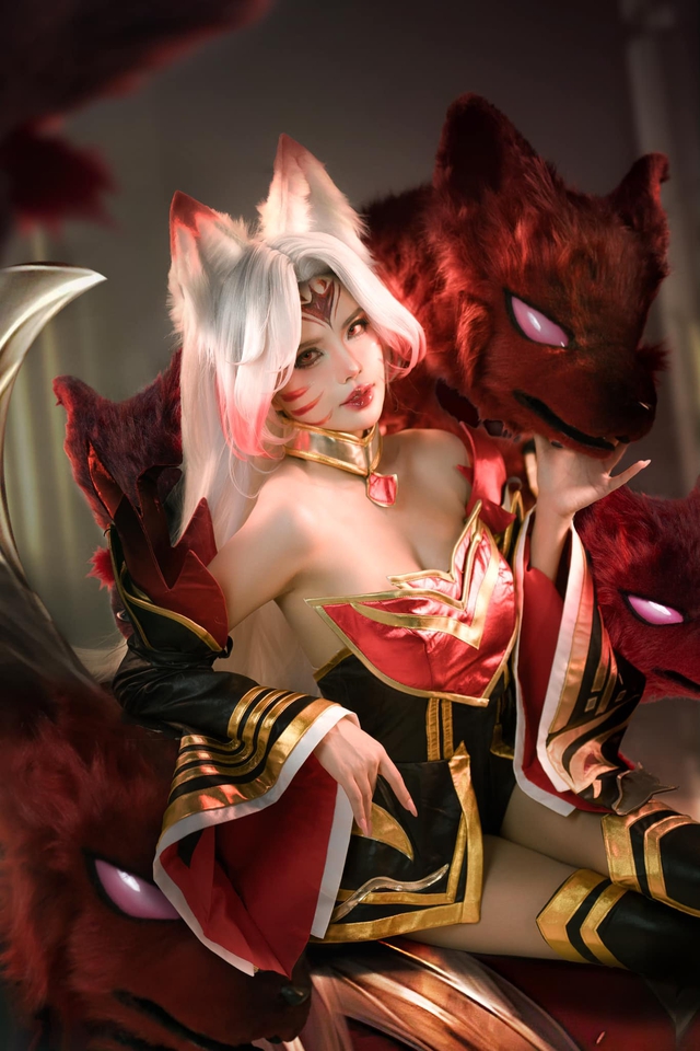 Mai Dora "đốt mắt" với cosplay Ahri HoL, tiết lộ thêm "nội tình"- Ảnh 8.