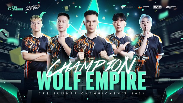 Wolf Empire là đội Đột Kích đến từ Việt Nam lên ngôi tại giải đấu cấp độ quốc tế sau hơn 11 năm