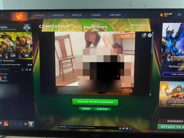 Nội dung 18+ bất ngờ xuất hiện ngay trong client DOTA 2 khiến cộng đồng "dậy sóng" Dota2-noidungnhaycam-2-1725453414460933211505