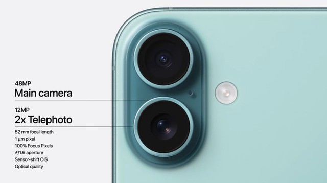 Thông số camera sau của iPhone 16 Thông số camera sau của iPhone 16
