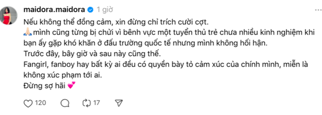 Mai Dora bất ngờ có phát ngôn đáng chú ý giữa bối cảnh căng thẳng giữa T1 và fan- Ảnh 2.