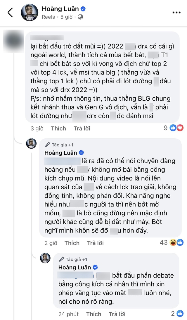 Nam BLV có lời qua tiếng lại với khán giả VCS