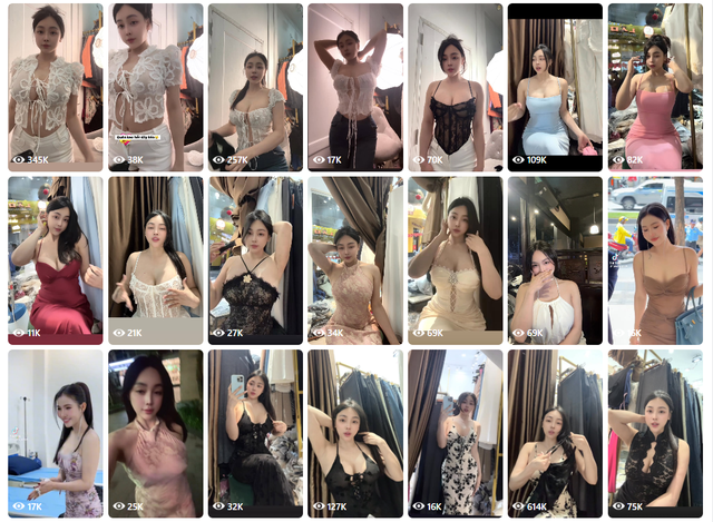 Vừa bán hàng vừa kiêm luôn làm mẫu thử, hot girl "gây bão" khi hút tới gần 2 triệu view- Ảnh 1. Vừa bán hàng vừa kiêm luôn làm mẫu thử, hot girl "gây bão" khi hút tới gần 2 triệu view- Ảnh 1.