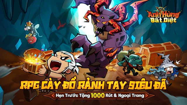 Siêu phẩm “Anh Hùng Bất Diệt” chính thức mở đăng ký sớm giúp game thủ "treo máy cày đồ không giới hạn"- Ảnh 1.