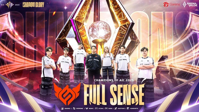 Full Sense trở thành tân vương AIC 2025, hạ gục "phép màu" Flash Wolves với tỷ số áp đảo- Ảnh 3. Full Sense trở thành tân vương AIC 2025, hạ gục "phép màu" Flash Wolves với tỷ số áp đảo- Ảnh 3.