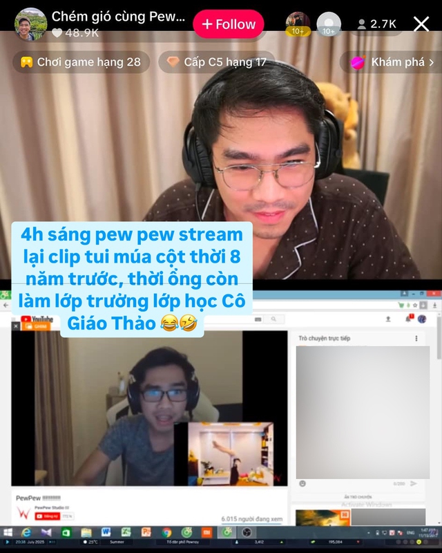 PewPew restream clip của hot girl, chính chủ lộ diện khiến fan được phen "đỏ mặt"- Ảnh 1.