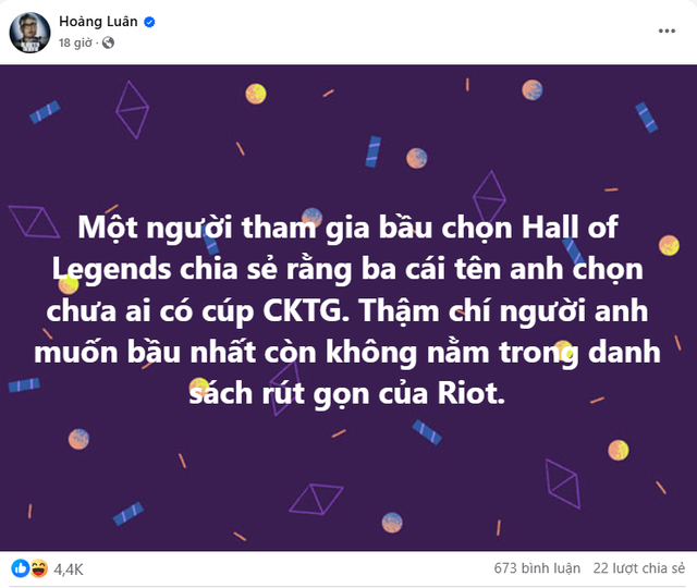 BLV Hoàng Luân tiết lộ BLV Hoàng Luân tiết lộ