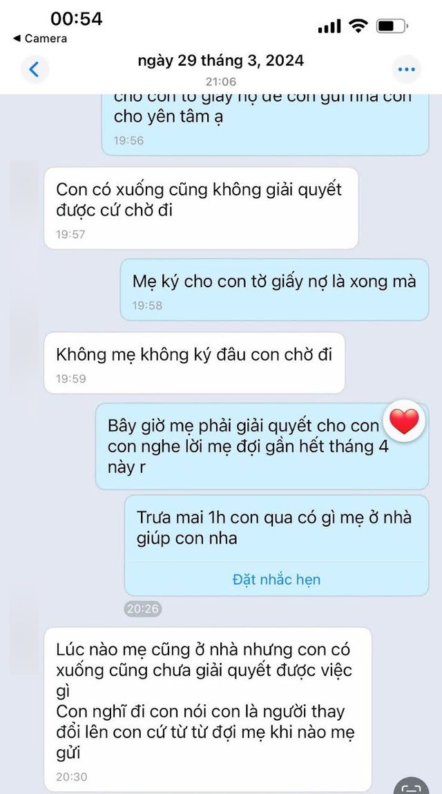 Tin nhắn của anh này và mẹ vợ cũ Tin nhắn của anh này và mẹ vợ cũ