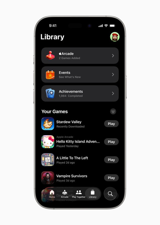 Ứng dụng Apple Games được ra mắt: Trung tâm trò chơi cá nhân hoá cho trải nghiệm chơi game và giải trí cùng bạn bè- Ảnh 4. Ứng dụng Apple Games được ra mắt: Trung tâm trò chơi cá nhân hoá cho trải nghiệm chơi game và giải trí cùng bạn bè- Ảnh 4.