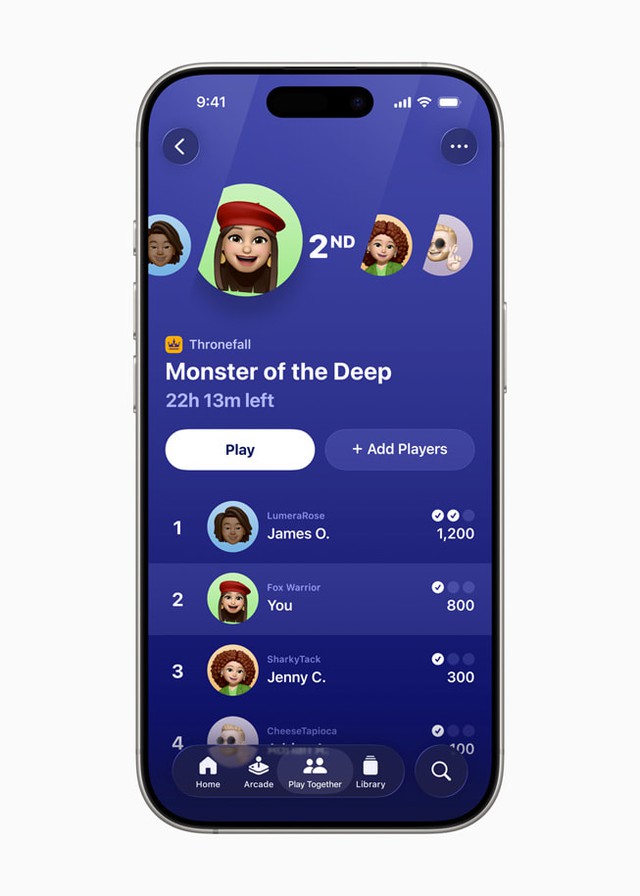 Ứng dụng Apple Games được ra mắt: Trung tâm trò chơi cá nhân hoá cho trải nghiệm chơi game và giải trí cùng bạn bè- Ảnh 8. Ứng dụng Apple Games được ra mắt: Trung tâm trò chơi cá nhân hoá cho trải nghiệm chơi game và giải trí cùng bạn bè- Ảnh 8.