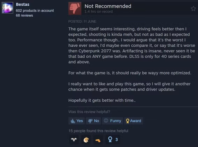 Kỳ vọng cạnh tranh với GTA 6, tựa game này vừa ra mắt Steam đã nhận "cú sốc" đầu đời, thông số quá tệ- Ảnh 3.