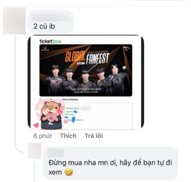 Vé xem HLE 