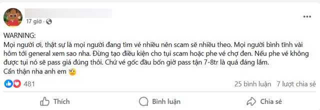 Vé xem HLE 