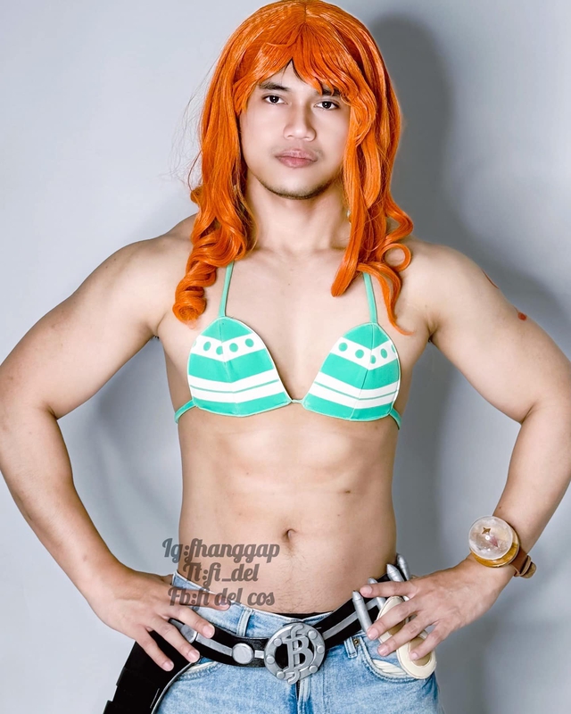 Fan One Piece ngã ngửa trước màn cosplay Nami "lực lưỡng" của một nam coser- Ảnh 2.