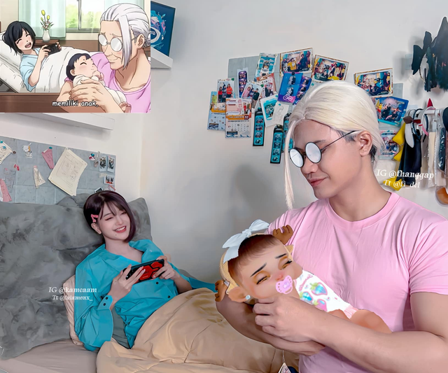 Cười ra nước mắt với loạt ảnh cosplay ông trùm sát thủ về vườn trong Sakamoto Days- Ảnh 9.