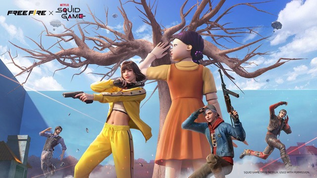 Bước vào vũ trụ Squid Game của Netflix trong Garena Free Fire- Ảnh 2. Bước vào vũ trụ Squid Game của Netflix trong Garena Free Fire- Ảnh 2.