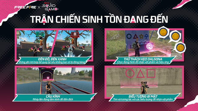 Bước vào vũ trụ Squid Game của Netflix trong Garena Free Fire- Ảnh 3. Bước vào vũ trụ Squid Game của Netflix trong Garena Free Fire- Ảnh 3.