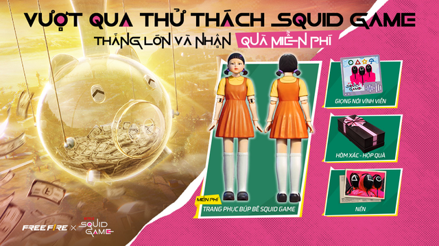 Bước vào vũ trụ Squid Game của Netflix trong Garena Free Fire- Ảnh 4. Bước vào vũ trụ Squid Game của Netflix trong Garena Free Fire- Ảnh 4.