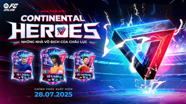 FC Online gây sốc với mùa thẻ Continental Heroes: Messi vượt Ronaldo, dàn huyền thoại FC Online gây sốc với mùa thẻ Continental Heroes: Messi vượt Ronaldo, dàn huyền thoại