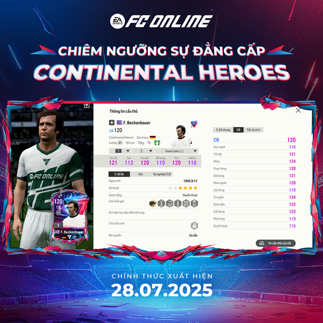 FC Online gây sốc với mùa thẻ Continental Heroes: Messi vượt Ronaldo, dàn huyền thoại FC Online gây sốc với mùa thẻ Continental Heroes: Messi vượt Ronaldo, dàn huyền thoại