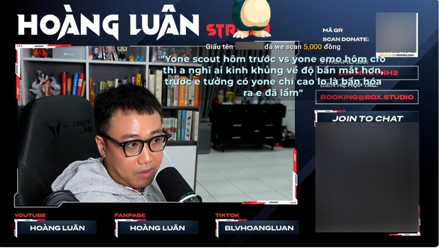 BLV Hoàng Luân bất ngờ BLV Hoàng Luân bất ngờ