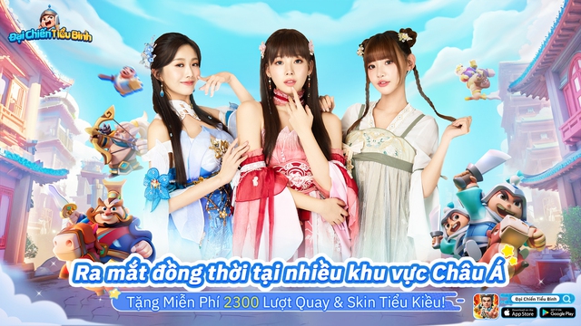 Hỗ trợ PK đồng thời toàn châu Á – game mobile tam quốc giải trí siêu xả stress “Đại Chiến Tiểu Binh” chính thức ra mắt hôm nay- Ảnh 1.