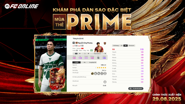 Công Phượng trở lại cùng 2 siêu sao đẳng cấp thế giới trong mùa thẻ PRIME- Ảnh 2. Công Phượng trở lại cùng 2 siêu sao đẳng cấp thế giới trong mùa thẻ PRIME- Ảnh 2.