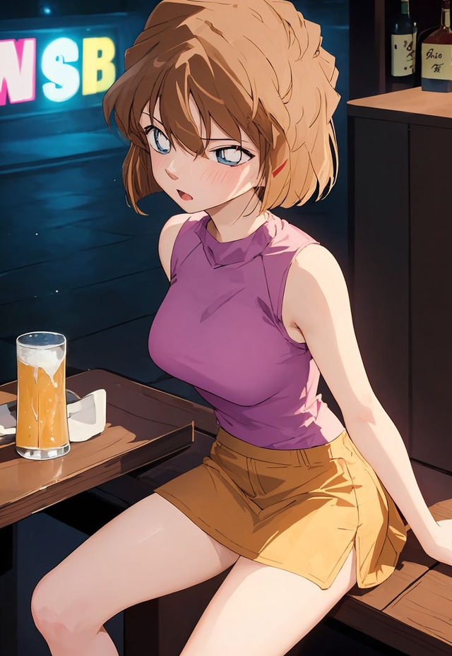 AI phục dựng Haibara, nhan sắc dịu keo khiến fan Conan mê như điếu đổ- Ảnh 7.