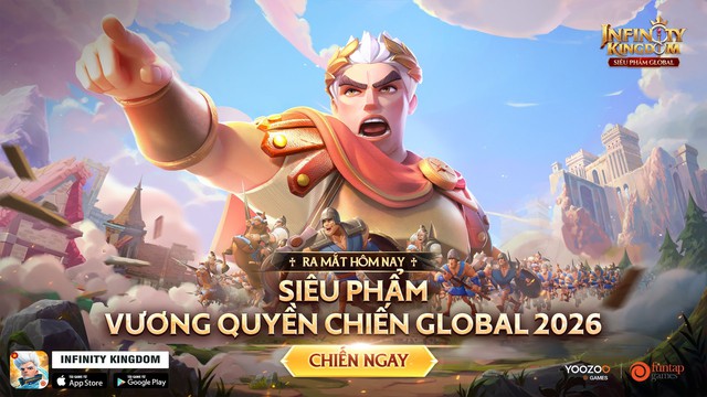 Siêu phẩm SLG Global INFINITY KINGDOM chính thức được Funtap phát hành tại Việt Nam- Ảnh 1.