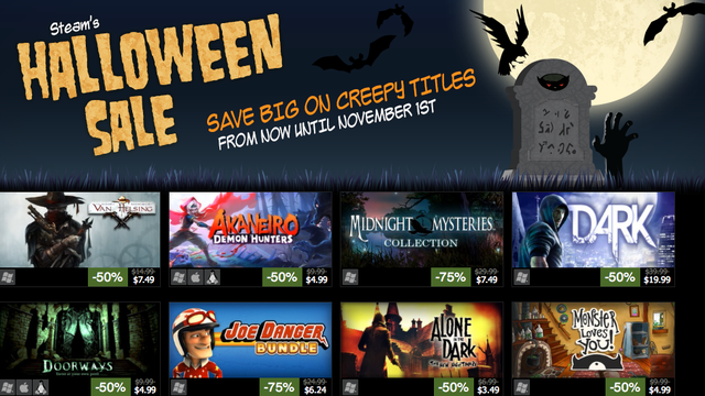 Halloween Sale chính thức mở cửa, tuy nhiên nhiều game thủ vẫn cảm thấy hụt hẫng