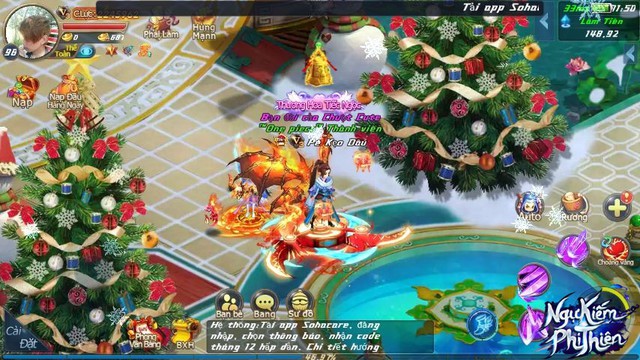 Game thủ Ngự Kiếm Phi Thiên đua nhau 