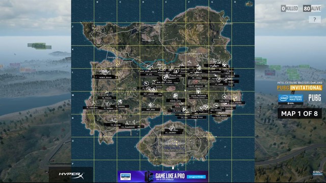 Ngày đầu thi đấu IEM PUBG Invitational Oakland: Không còn trò 