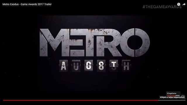 Metro: Exodus hé lộ ngày ra mắt chính thức ngay trong năm 2018