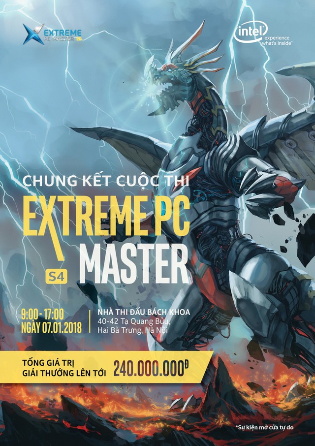 5 lý do khiến bạn không thể bỏ lỡ sự kiện Extreme PC Master mùa 4 tại Hà Nội