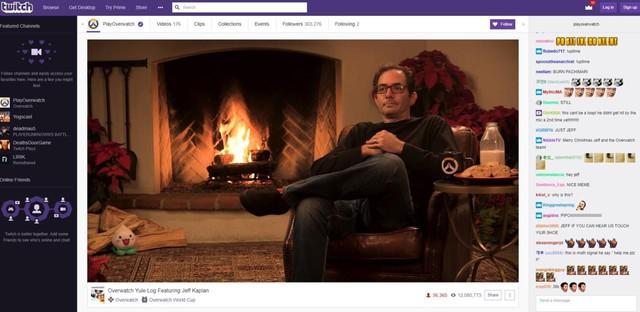 Jeff Kaplan là ai? Vì sao chỉ cần ngồi im trước lò sưởi, người đàn ông này cũng có thể thu hút hơn 40 nghìn người xem trực tiếp?